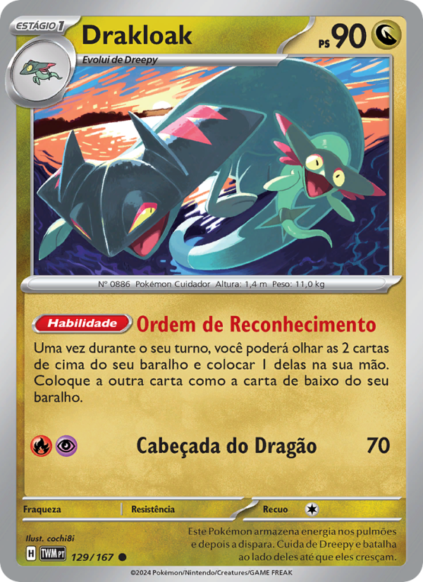 Drakloak from Máscaras do Crepúsculo
