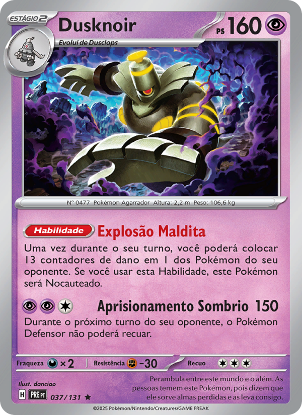 Dusknoir from Evoluções Prismáticas