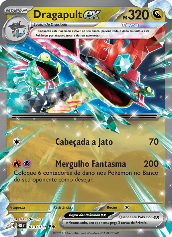 Dragapult ex from Evoluções Prismáticas