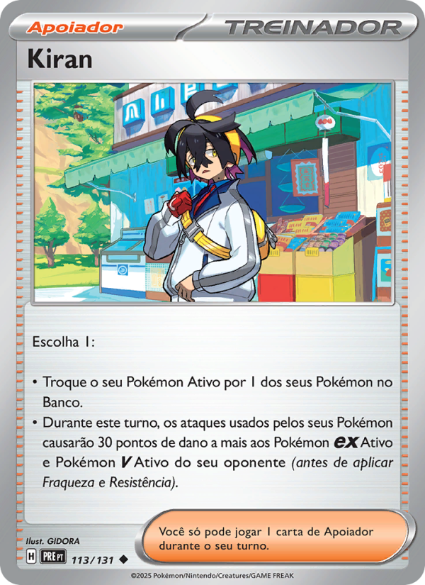 Kiran from Evoluções Prismáticas