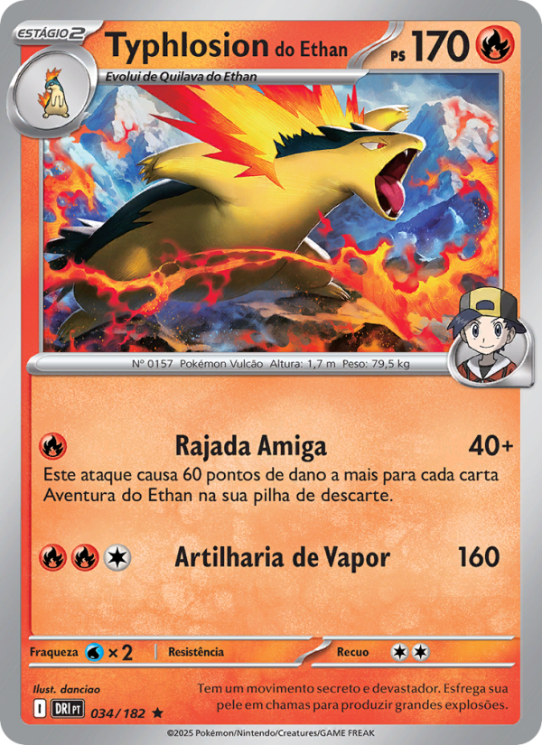 Typhlosion do Ethan