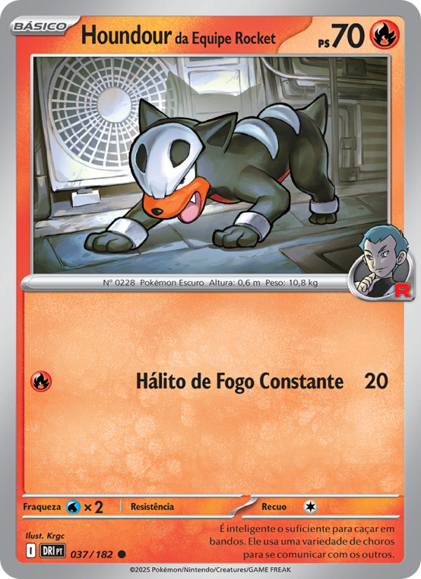 Houndour da Equipe Rocket