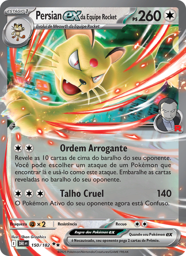 Persian ex da Equipe Rocket