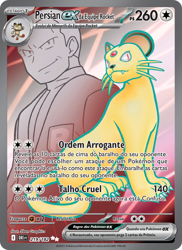 Persian ex da Equipe Rocket