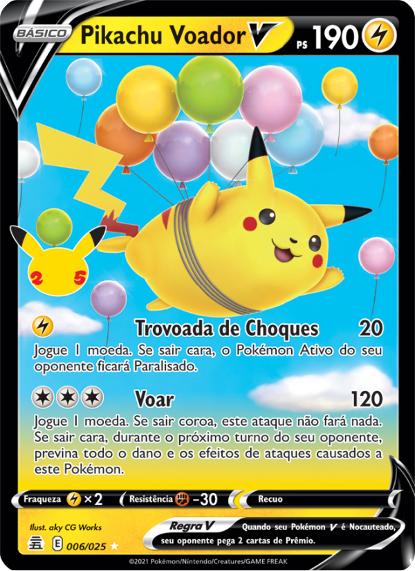 Pikachu Voador V