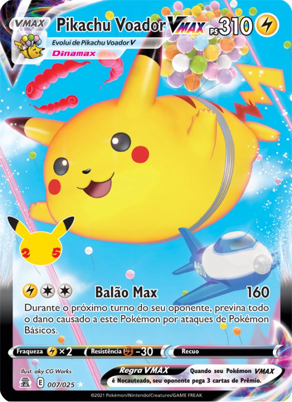 Pikachu Voador VMAX