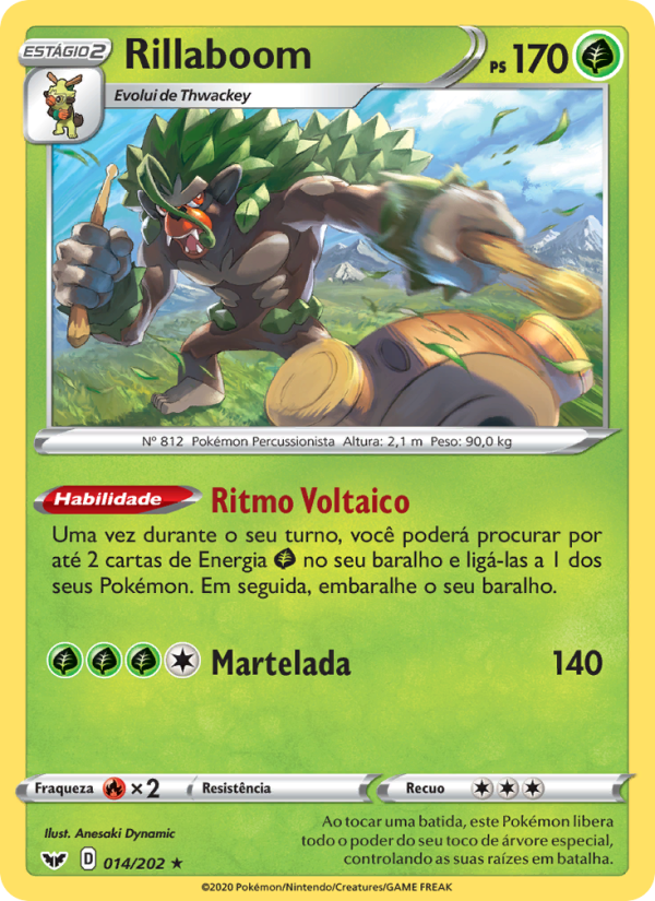 Rillaboom from Espada e Escudo