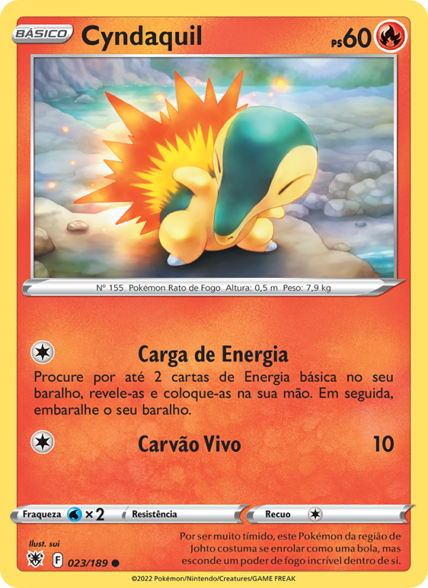Cyndaquil from Estrelas Radiantes