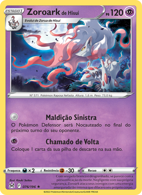 Zoroark de Hisui