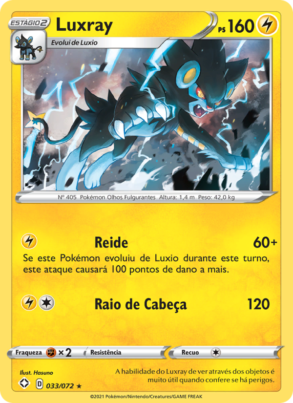 Luxray from Destinos Brilhantes 