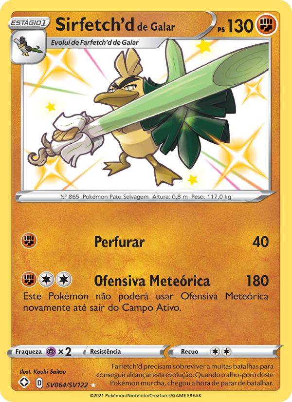 Sirfetch'd de Galar from Destinos Brilhantes 