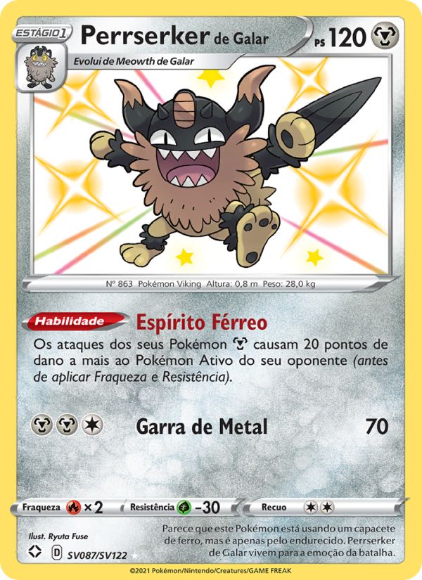 Perrserker de Galar from Destinos Brilhantes 