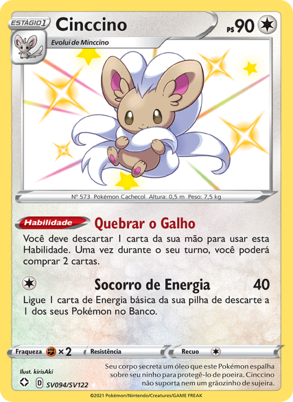 Cinccino from Destinos Brilhantes 