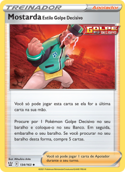 Mostarda Estilo Golpe Decisivo
