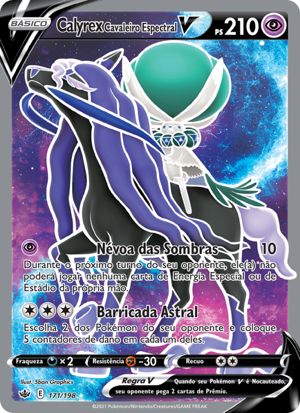 Calyrex Cavaleiro Espectral V