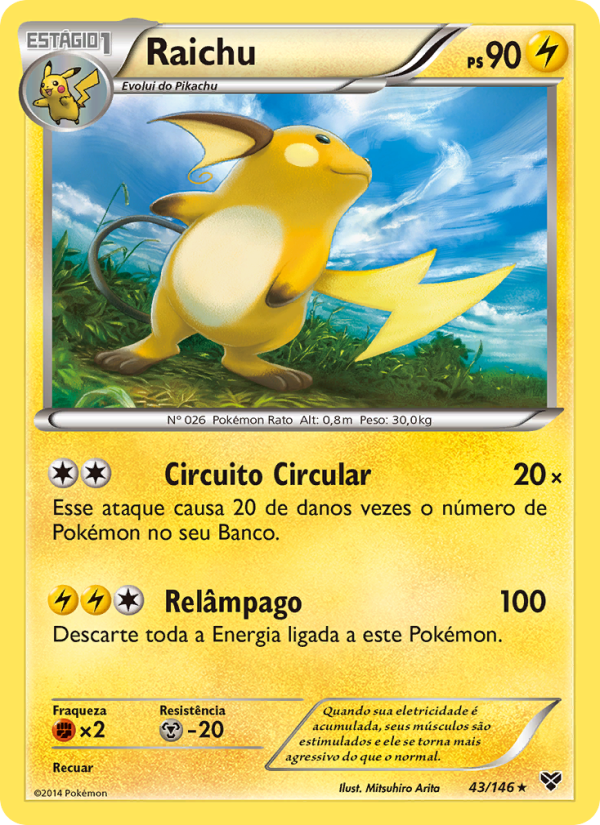 Raichu from XY