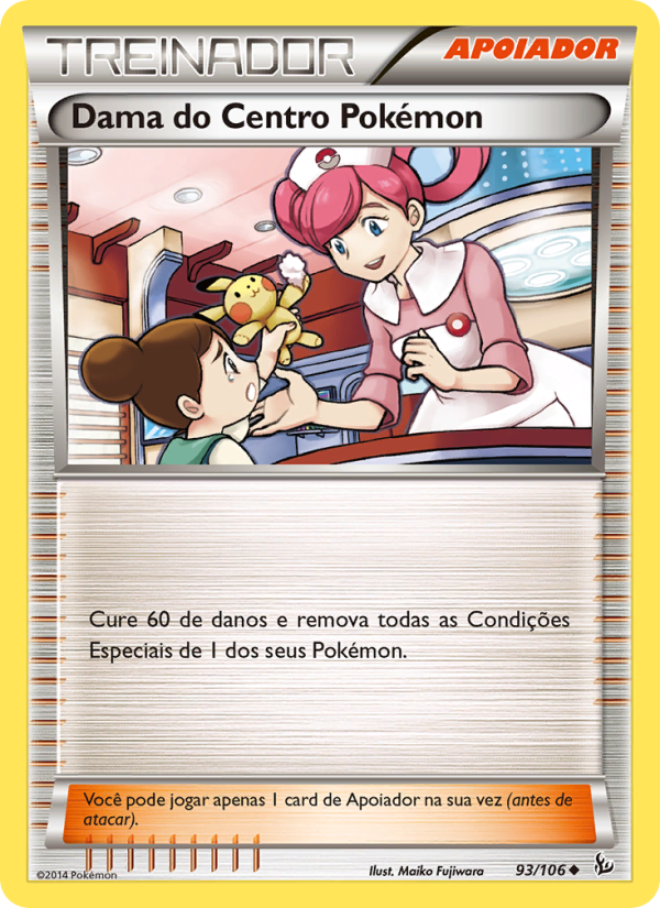 Dama do Centro Pokémon from Flash de Fogo