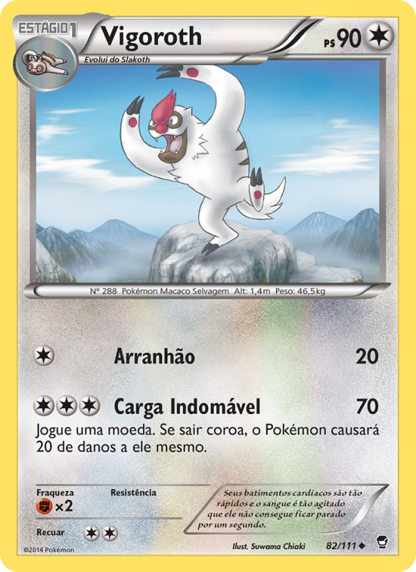 Vigoroth from Punhos Furiosos