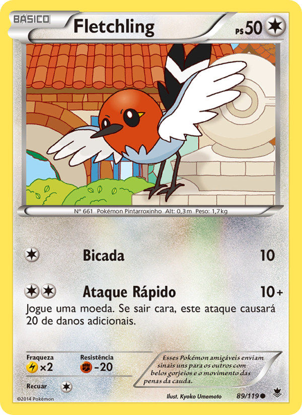 Fletchling from Força Fantasma