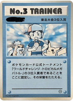 No.3 Trainer