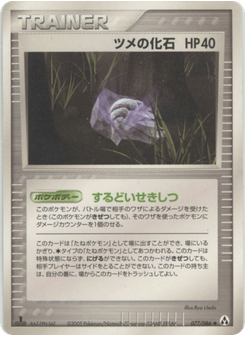ツメの化石