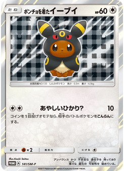 ポンチョを着たイーブイ