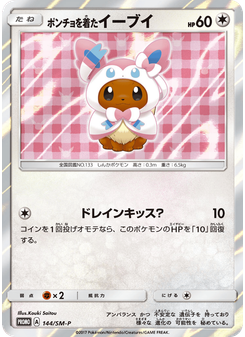 ポンチョを着たイーブイ