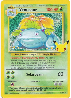 Venusaur from Celebrations