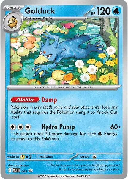 Golduck from MEP Black Star Promos