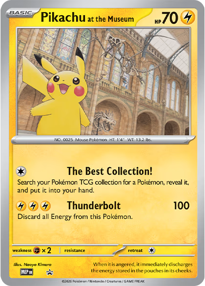Pikachu at the Museum