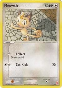 Meowth from EX trainer Kit (Plusle)