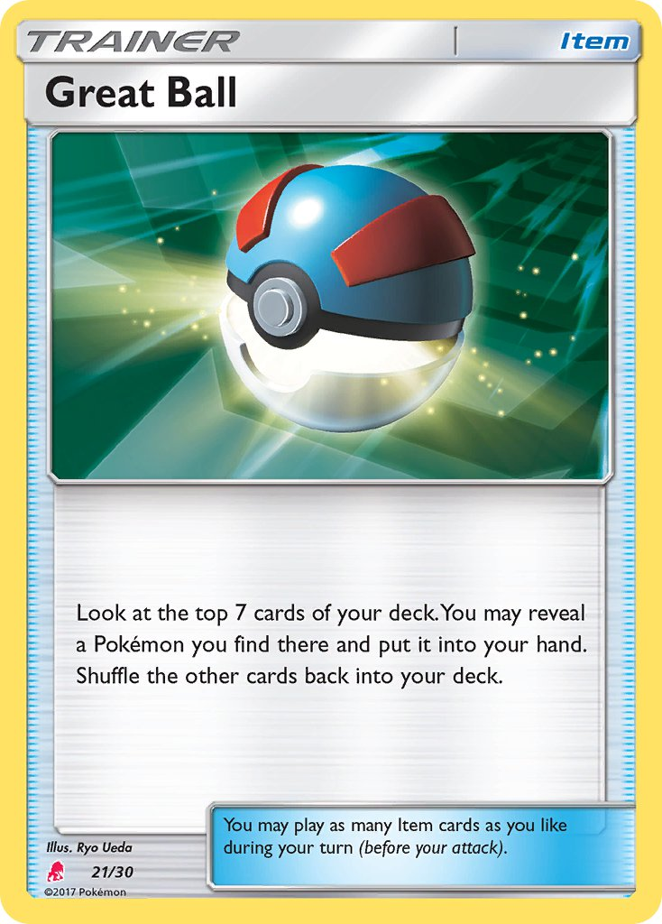 Great Ball from SM trainer Kit (Lycanroc)