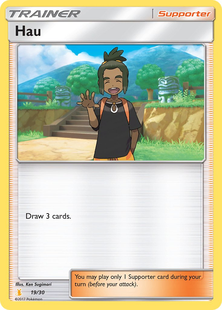 Hau from SM trainer Kit (Alolan Raichu)