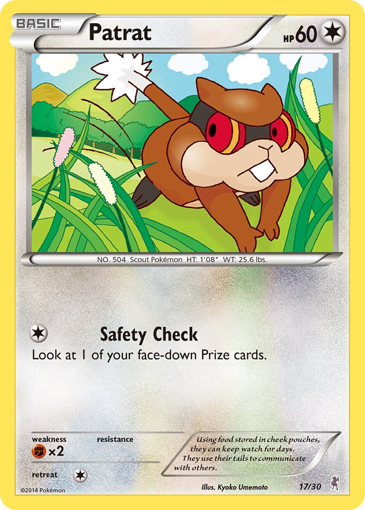 Patrat from XY trainer Kit (Bisharp)