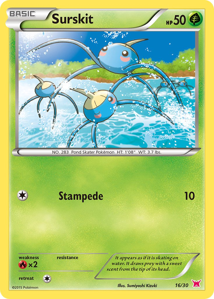 Surskit from XY trainer Kit (Latias)