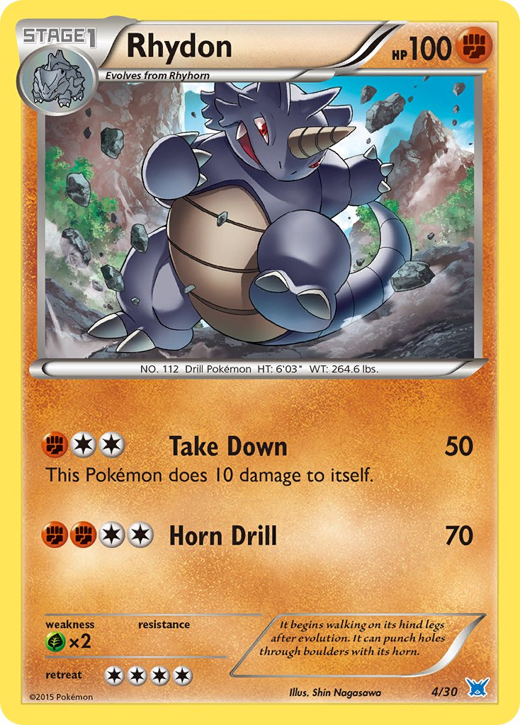 Rhydon from XY trainer Kit (Latios)