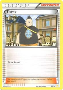 Tierno from XY trainer Kit (Pikachu Libre)