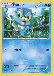 Froakie from XY trainer Kit (Suicune)