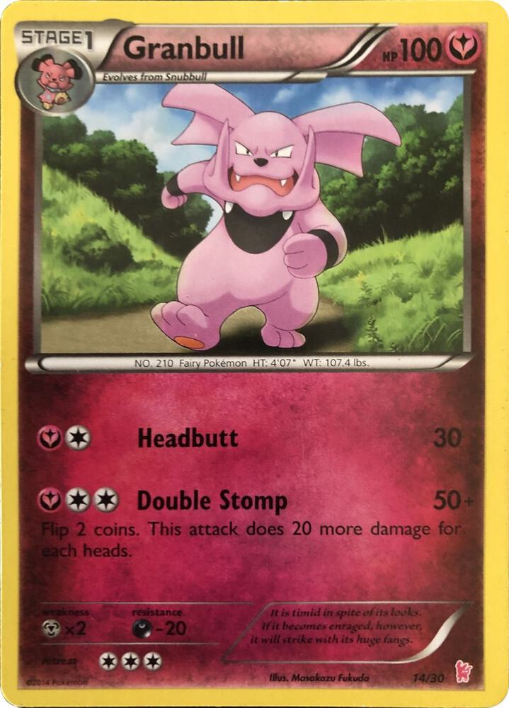 Granbull from XY trainer Kit (Sylveon)