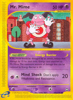 Mr. Mime from Aquapolis