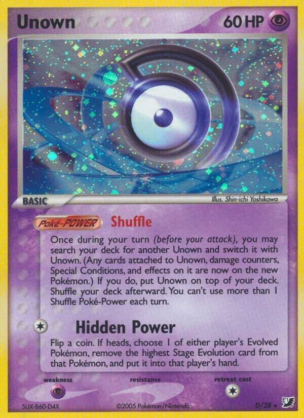 Unown — #D, Rare