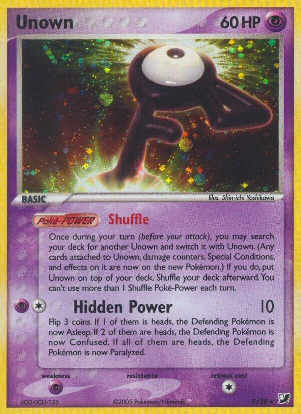 Unown — #F, Uncommon