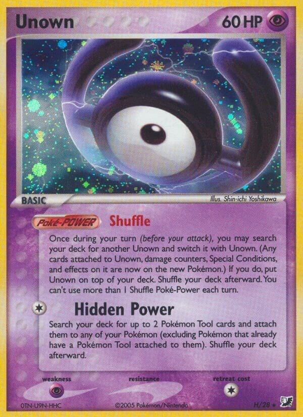 Unown — #H, Rare