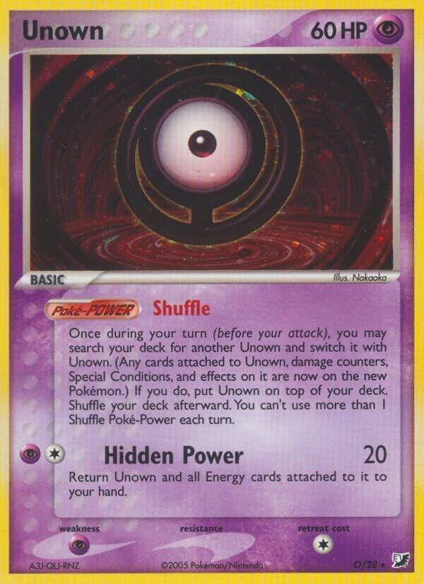 Unown — #O, Rare
