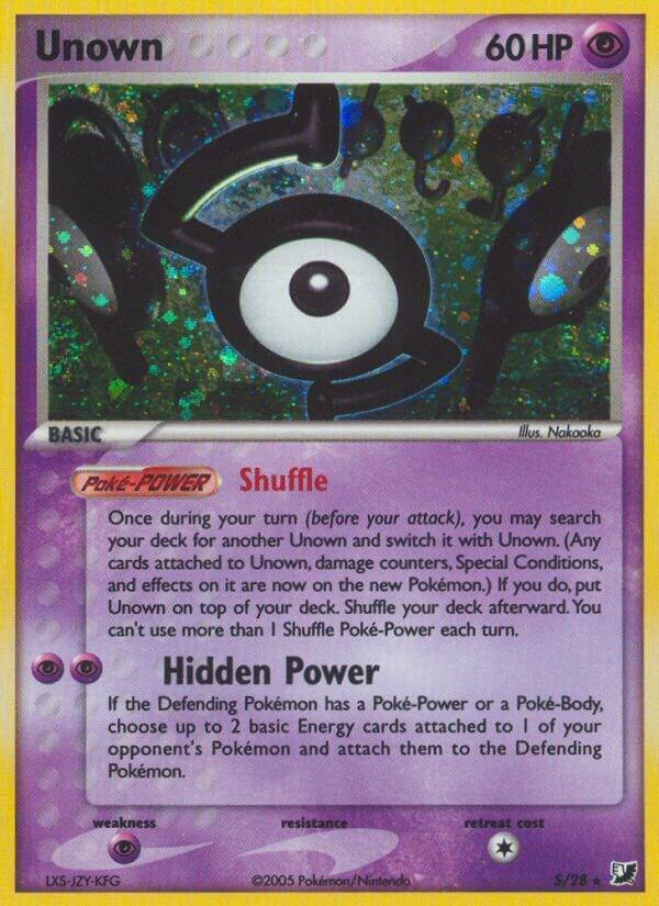 Unown — #S, Rare
