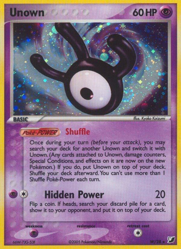 Unown — #W, Rare