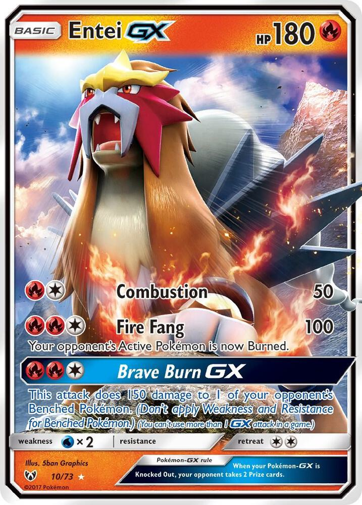 Entei GX from Shining Legends