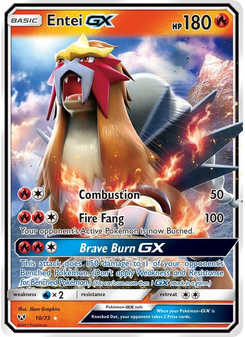 Entei GX from Shining Legends