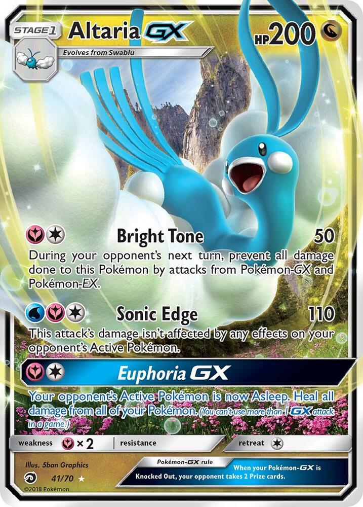 Altaria GX from Dragon Majesty