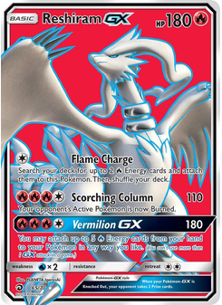 Reshiram GX from Trionfo Dei Draghi